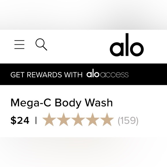 Alo Wellness System Mega-C Body Wash - Picture 3 of 4